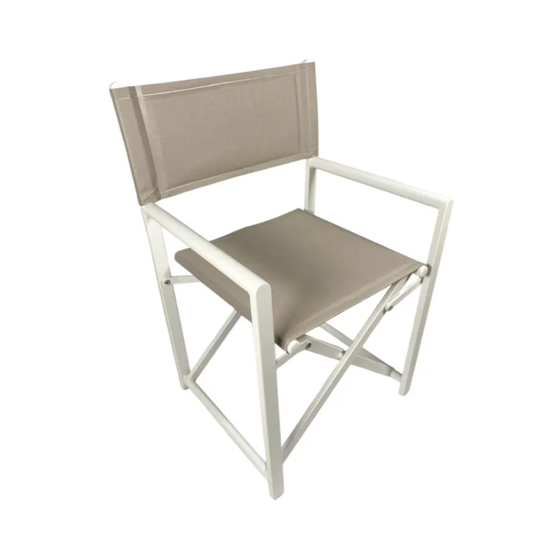 Pas Cher Deco Folding Armchair - White