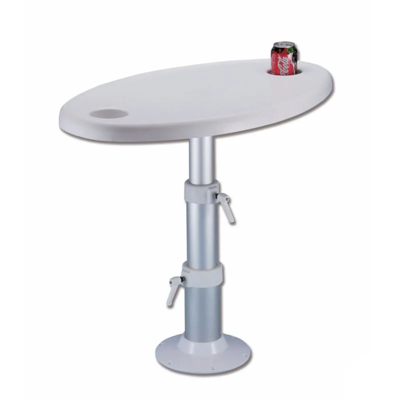 Super Prix Oval Table with Triple Telescopic Base - 70x50 cm
