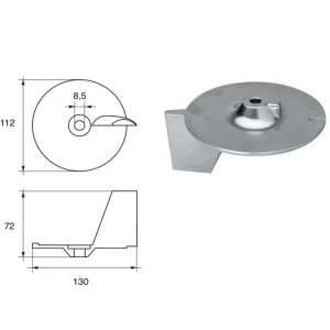 Honda FH-12 HP 75-130 Outboard Motor Anodes Super Prix