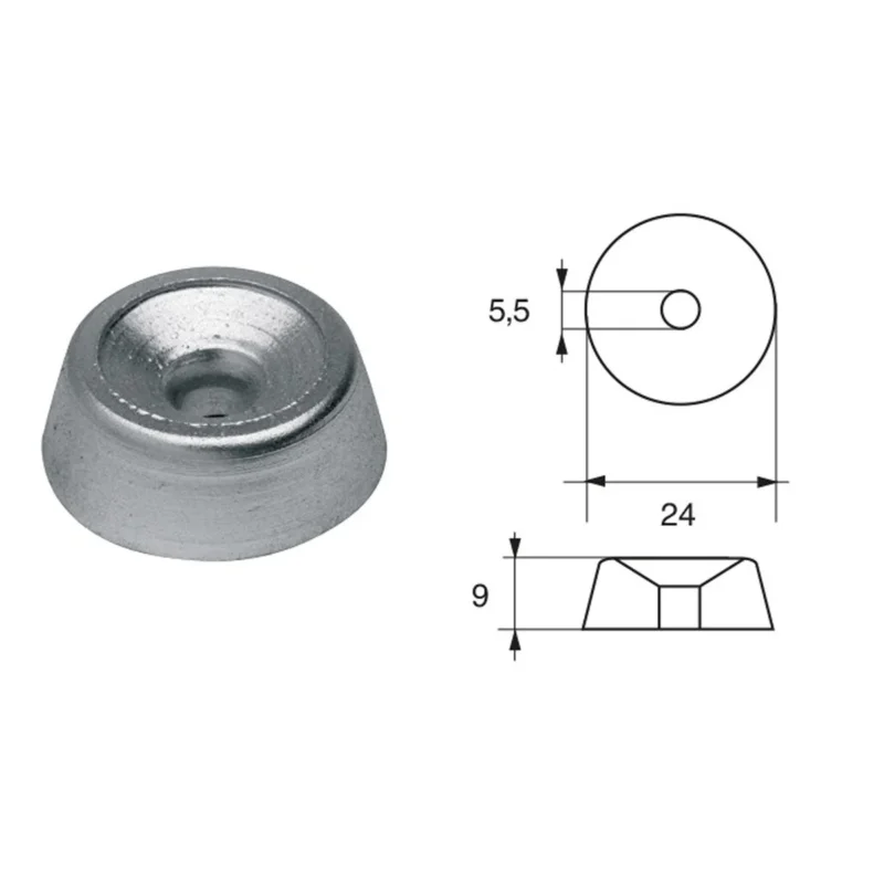 Nouvelle Collection Honda FD-24 HP 8 Outboard Motor Anodes