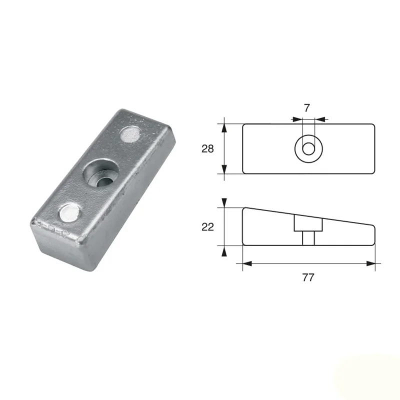 Meilleure Vente Honda FH-4 HP 75-130 Outboard Motor Anodes