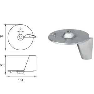 Honda FH-5 HP 25-50 Outboard Motor Anodes Prix Choc