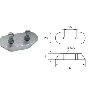 Meilleur Choix Johnson Evinrude FG-1 HP 2-150 Outboard Motor Anodes