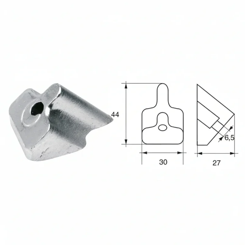 Meilleure Vente Anodes for Johnson Evinrude Outboard Motors FG-5 HP 4-7.5