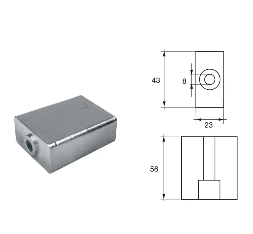 Nouvelle Collection Anodes for Johnson Evinrude Outboard Motors FG-4 BIS HP 60-280