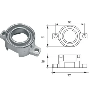 Anodes for Johnson Evinrude Outboard Motors FG-11 HP 40-50 Produit De Marque