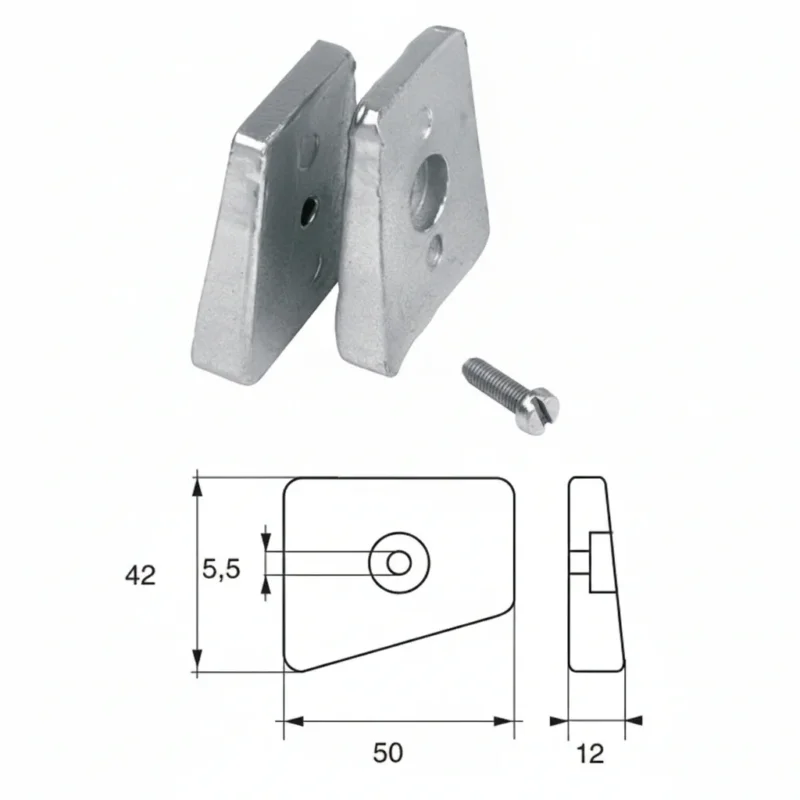 Offre Exclusive Anodes for Johnson Evinrude Outboard Motors FG-10 HP 20-25 2Cyl. 25-35 3Cyl.