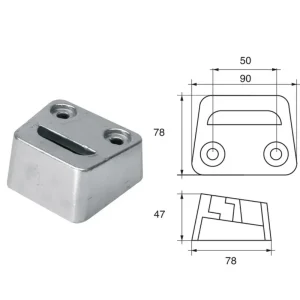 Anodes for Johnson Evinrude Outboard Motors F-OMC-25 King Cobra Prix Promo