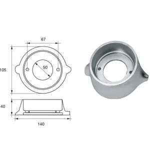 Anodes for BUKH Sail Drive Motors F-VP/B Bon Marché