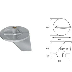 Vente Flash Anodes for Mercury Mercruiser Outboard Motors FM-1 HP 40 EFI-50-75 4T