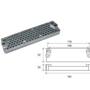 Anodes for Mercury Mercruiser Outboard Motors F-ME/SA HP 50-75 / HP 80-115 Livraison Express