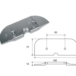Anodes for Mercury Mercruiser Outboard Motors FM-13 Alpha One Remise