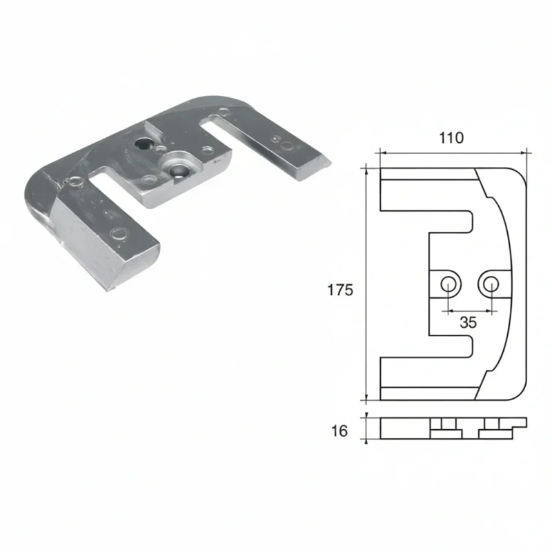 Achat Immédiat Anodes for Mercury Mercruiser Outboard Motors FM-14 Bravo Series