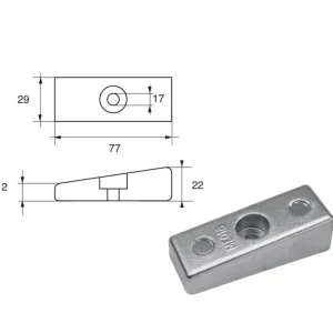 Meilleur Choix Anodes for Mercury Mercruiser Outboard Motors FM-16 HP 75-250 / HP 75 4T