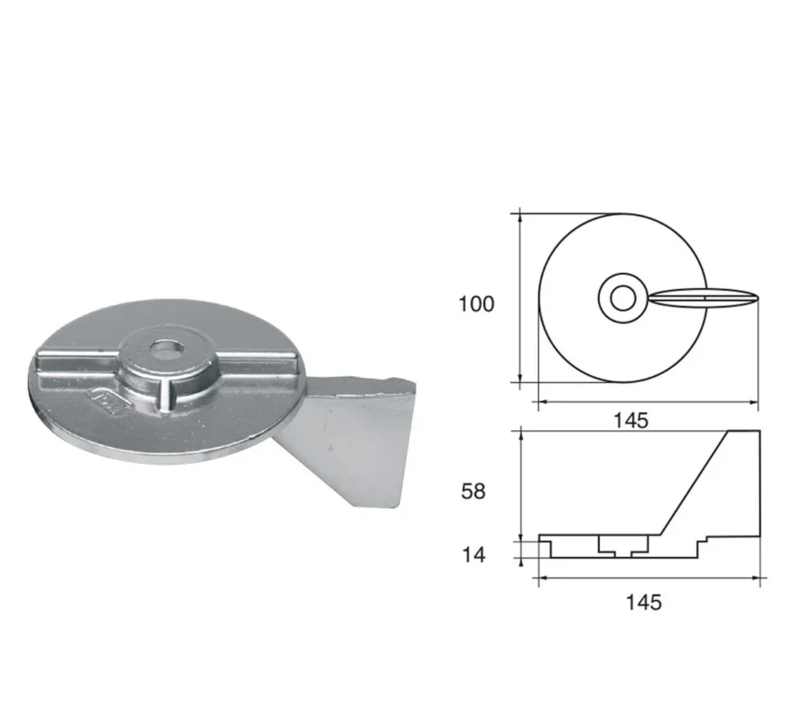 Anodes for Mercury Mercruiser Outboard Motors FM-18 Formula 850 Bon Plan