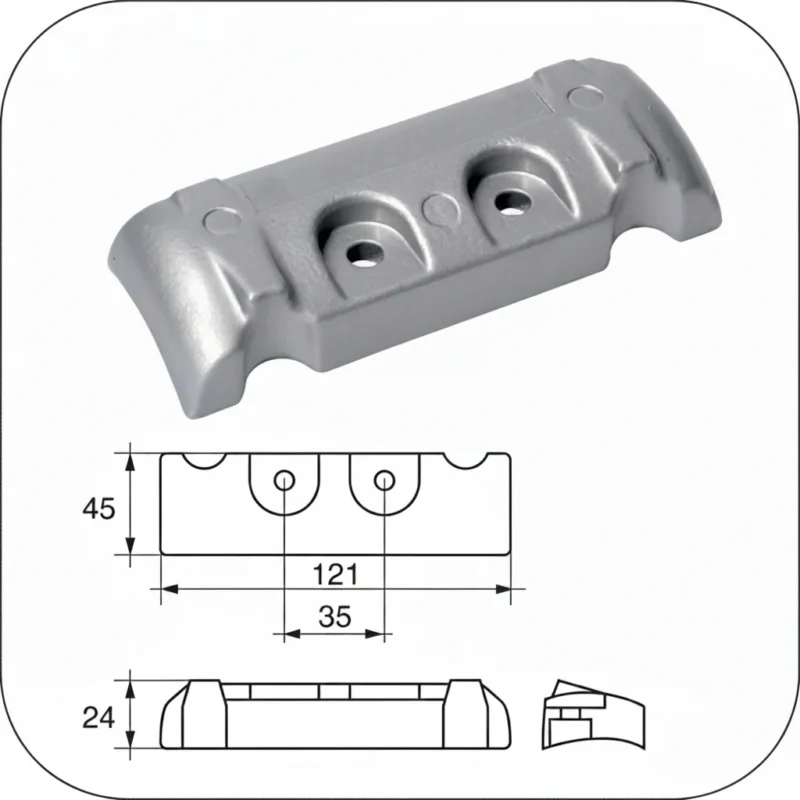 Bon Plan Anodes for Mercury Mercruiser FM-37 HP 215-275 VERADO Outboard Motors