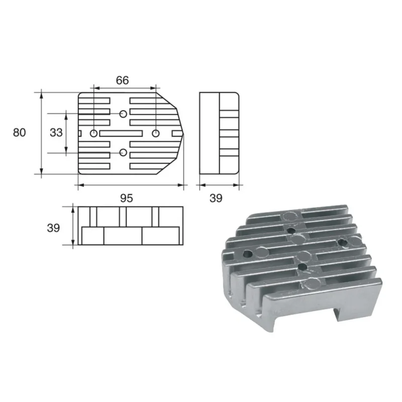 Paiement Sécurisé Anodes for Mercury Mercruiser FM-01 ALPHA II Generation Outboard Motors