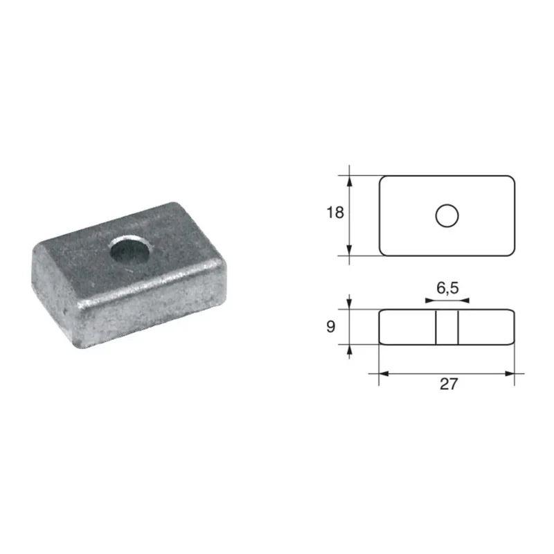 Anodes for Mercury Mercruiser FM-32 HP 4-5.5 Outboard Motors Commande En Gros