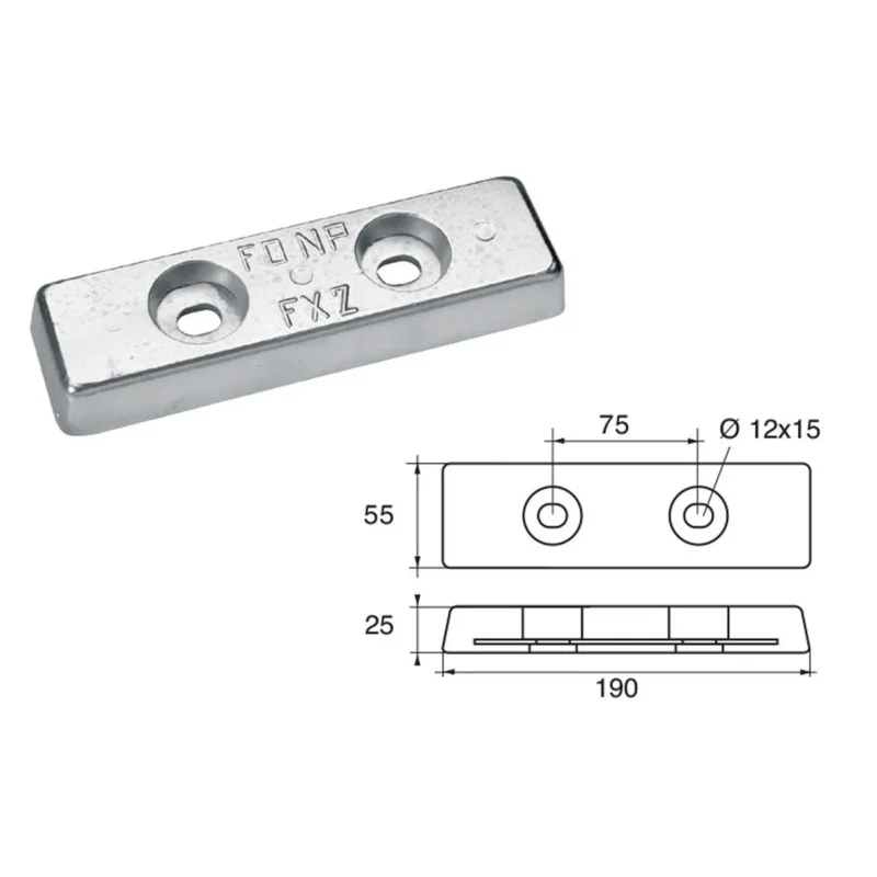 Promotion Hull Anode Polipodio FX-2 1.60 kg