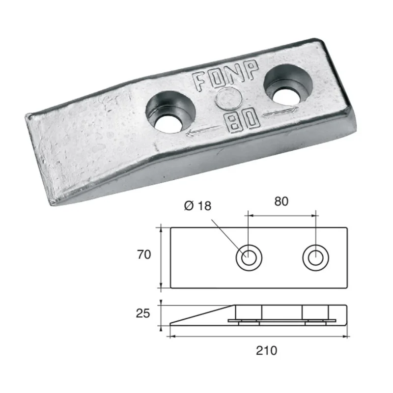 Hull Anode Polipodio FB-3 2.00 kg Réduction