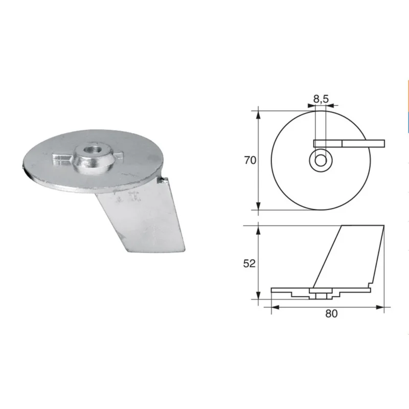 Offre Limitée Suzuki Outboard Engine Anodes FM-6/S HP 20-30