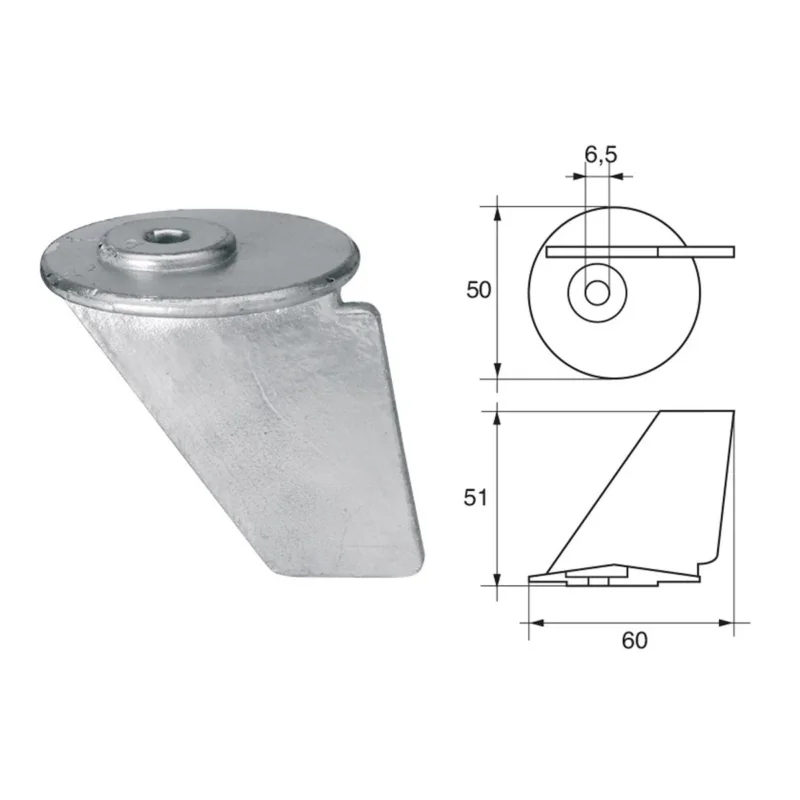 Vente Flash Tohatsu-Nissan Outboard Engine Anode F-T0-1 HP 25-40
