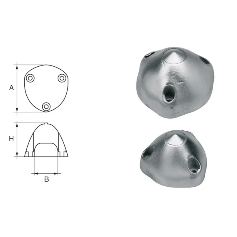 Populaire Max-prop propeller shaft anodes