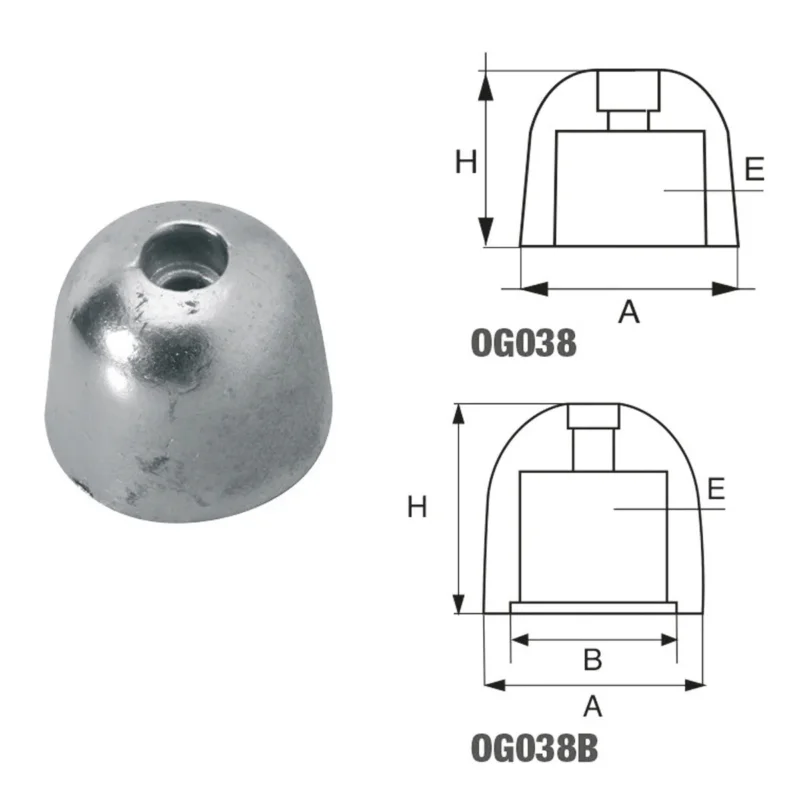 Meilleure Vente Sleipner SP125 propeller shaft anode