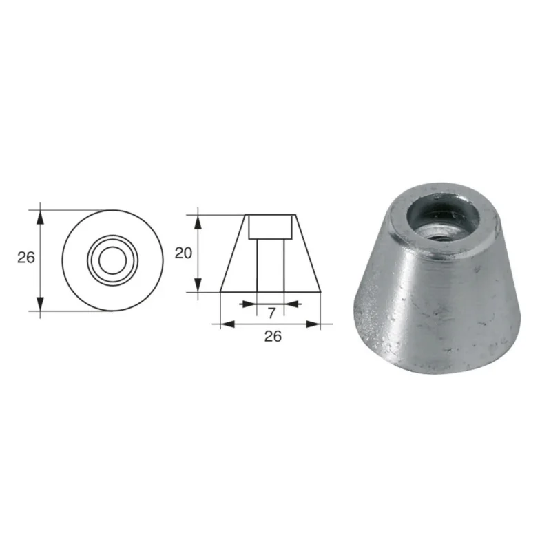 Sleipner SP30/40 propeller shaft anode Pas Cher