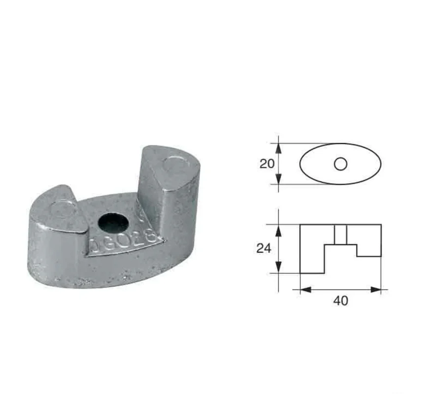 Vetus plate anode KM3 F-BC-3 Commande En Gros