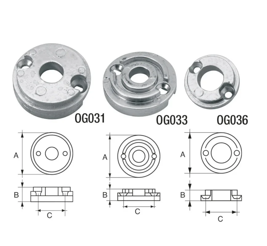 Vetus collar anodes KGF Expédition Rapide
