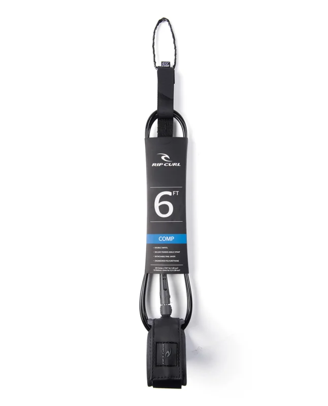 Leash Ripcurl Comp 6‘0 - Black Nouvelle Collection