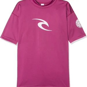 Lycra Ripcurl Corpo UPF 50 manches courtes junior - Purple Expédié Aujourd'hui