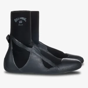 Bon Marché Chaussons de surf Billabong à bout rond Absolute 3mm - BLACK HASH