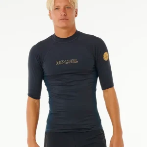 T-shirt anti-UV à manches courtes Ripcurl Dawn Patrol UPF Perf - Navy Marle Haute Qualité
