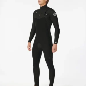 Combinaison Ripcurl Dawn Patrol 5/3 Zip poitrine - Black Paiement Sécurisé