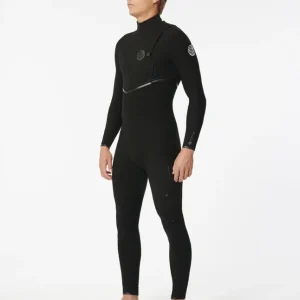 Top Vente Combinaison Ripcurl Flashbomb 5/3 sans Zip - Black