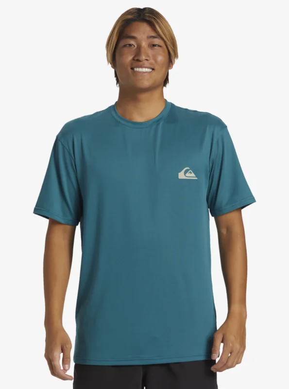 Quantité Limitée Surf-tee manches courtes UPF 50 Quiksilver Everyday Surf - Colonial Blue