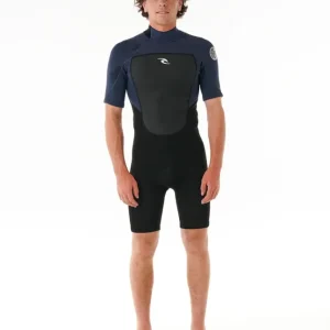 Combinaison Shorty Ripcurl Omega 2/2 Zip Dos - Slate Commander Maintenant