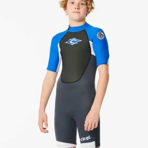 Achetez Aujourd'hui Combinaison Enfant Ripcurl Omega 2mm Zip Dos - Blue