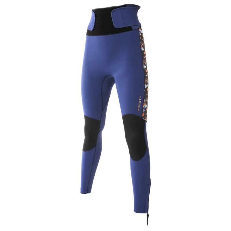 PANTALON NEOPRENE LONGE CÔTE 3/2 FEMME - Blue Prix Choc