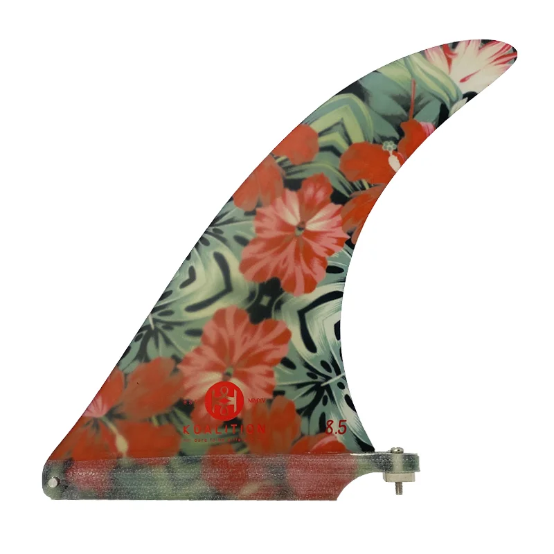 Offre Du Jour Longboard fins KOALITION - Tropical Hawaiian fins 9.5