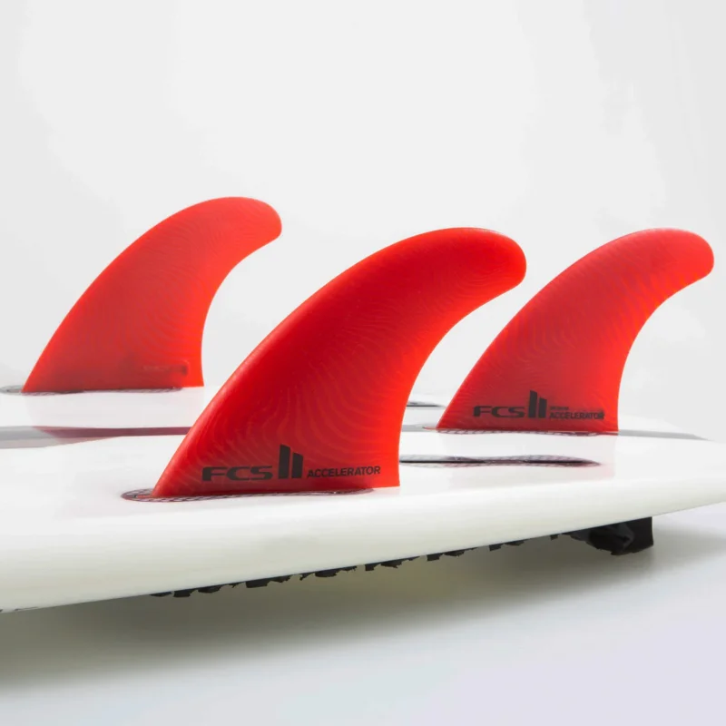 FCS II ACCELERATOR NEO GLASS LARGE RED TRI FINS Meilleure Vente