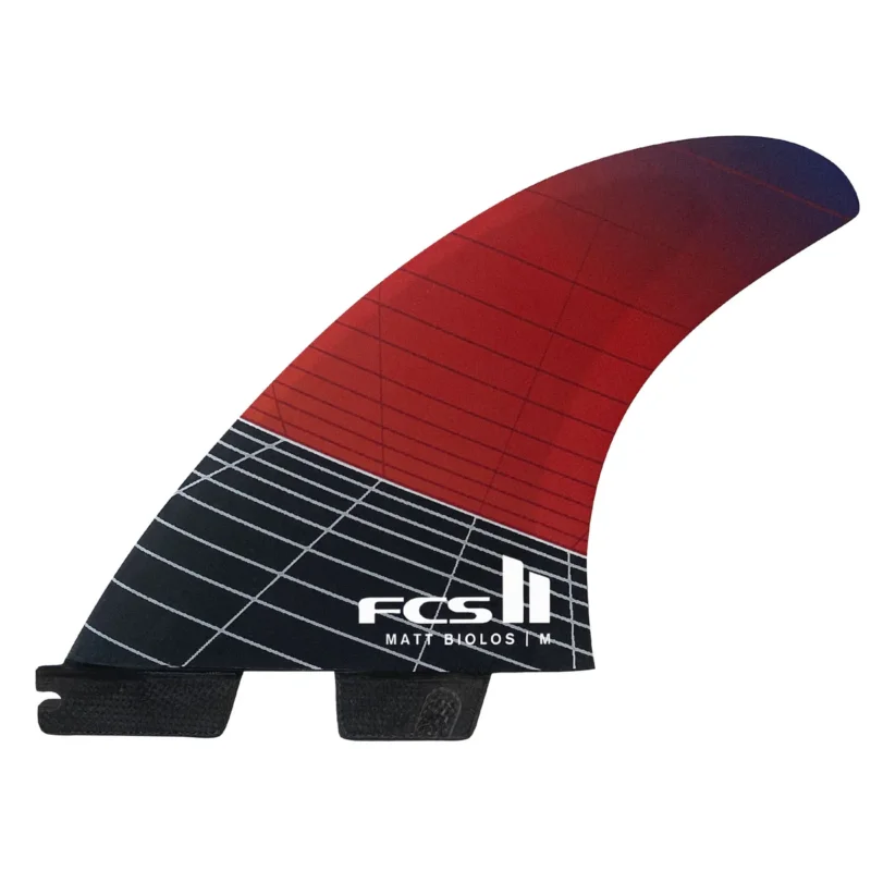 Prix Choc FCS II MB PC CARBON MEDIUM RED TRI RETAIL FINS