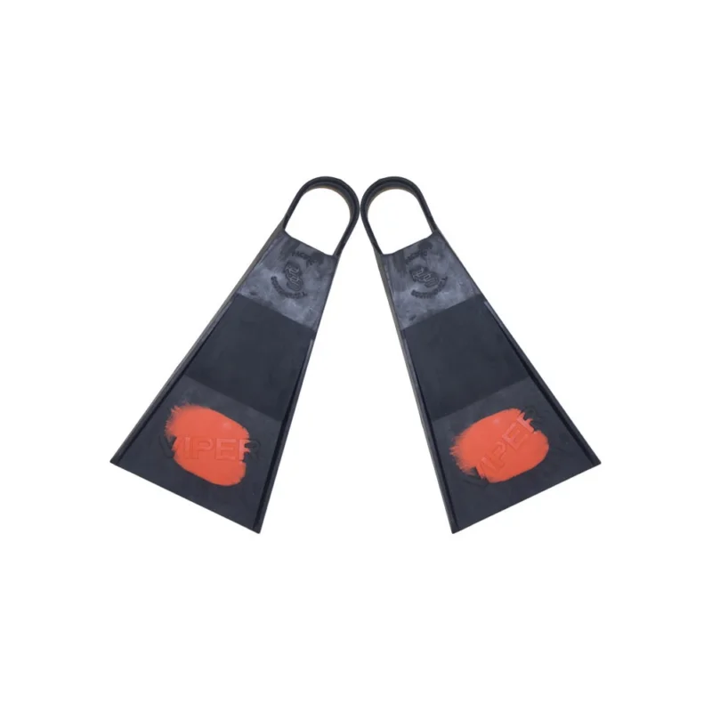 Palmes Bodyboard VIPER FINS V5 - BLACK / ORANGE (FLEX) Jusqu'à Épuisement Des Stocks