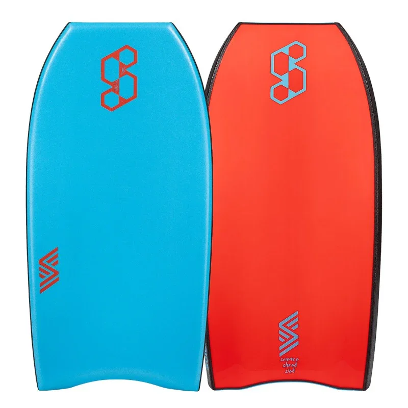Quantité Limitée Bodyboard SCIENCE SSS PE 34" - Aqua / Fluro Red