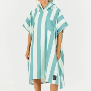 PONCHO SWIM CLUB VERT AFTER Affaire À Saisir