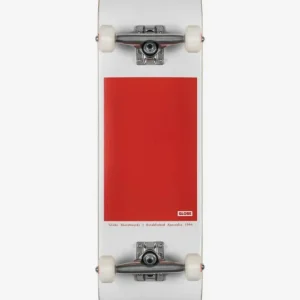 Skate Globe G0 Block Serif complete 8.0" White /Red Populaire