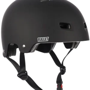 Casque de Skate Bullet Deluxe Junior 49-54 - Matt Black Bon Plan