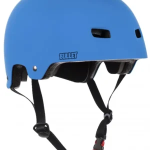 Bon Plan Casque de Skate Bullet Deluxe Junior 49-54 - Matt Blue